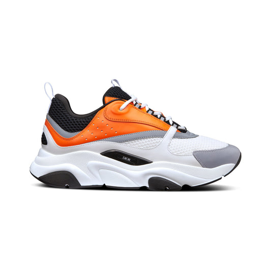 Dior B22 Sneaker – White / Orange / Grey / Black – product view