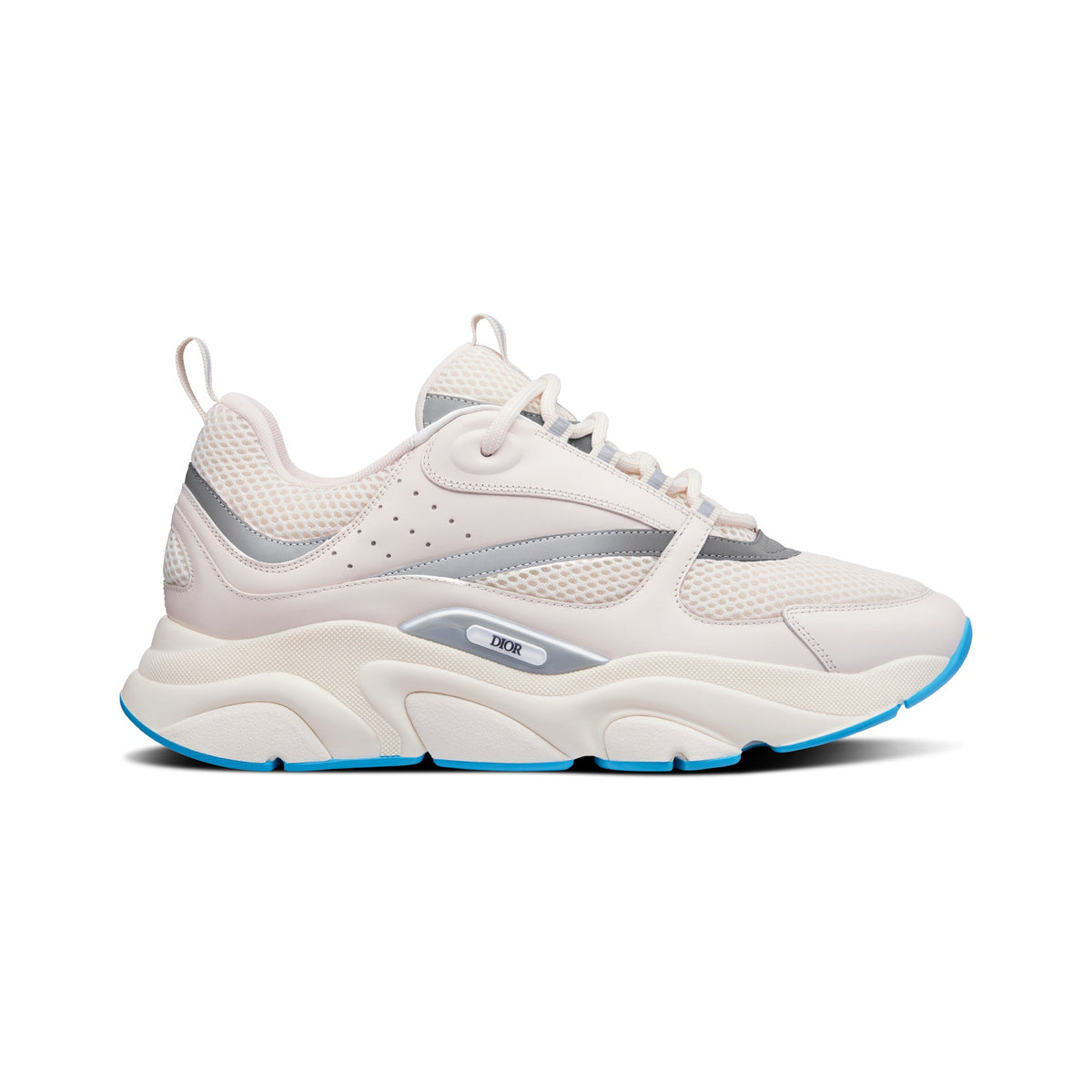 Dior B22 Sneaker – White / Silver / Blue – product view