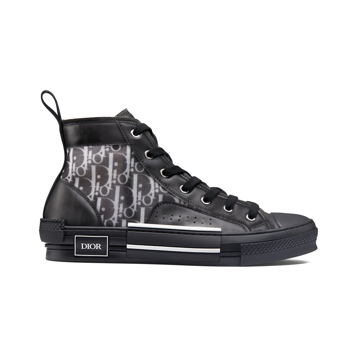 Dior B23 High-Top Sneaker – Black – product view