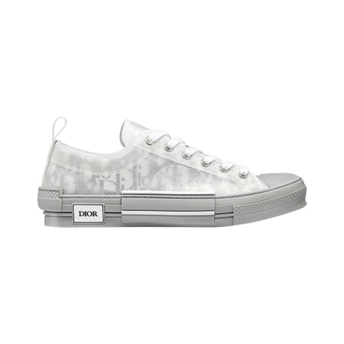 Dior B23 Low-Top Sneaker – Reflective Grey / White – product view