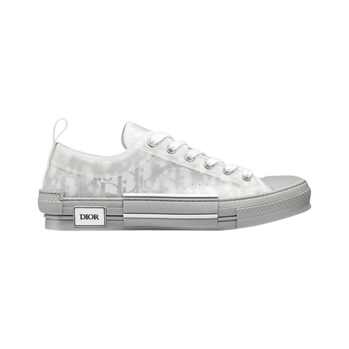 Dior B23 Low-Top Sneaker – Reflective Grey / White – product view