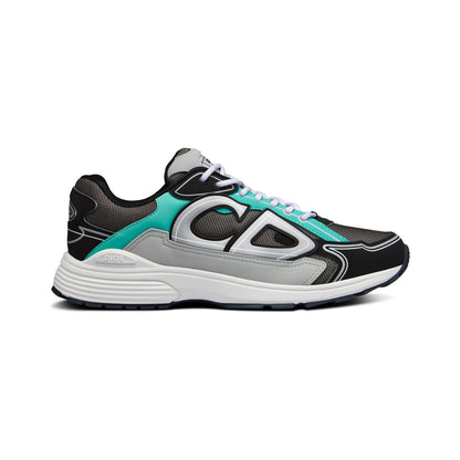 Dior B30 Sneaker – Gray / Black / Teal – product view