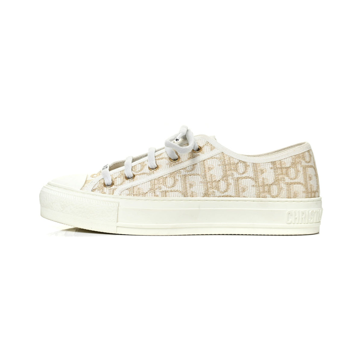Dior Walk’n’Dior Sneaker – White / Gold – product view