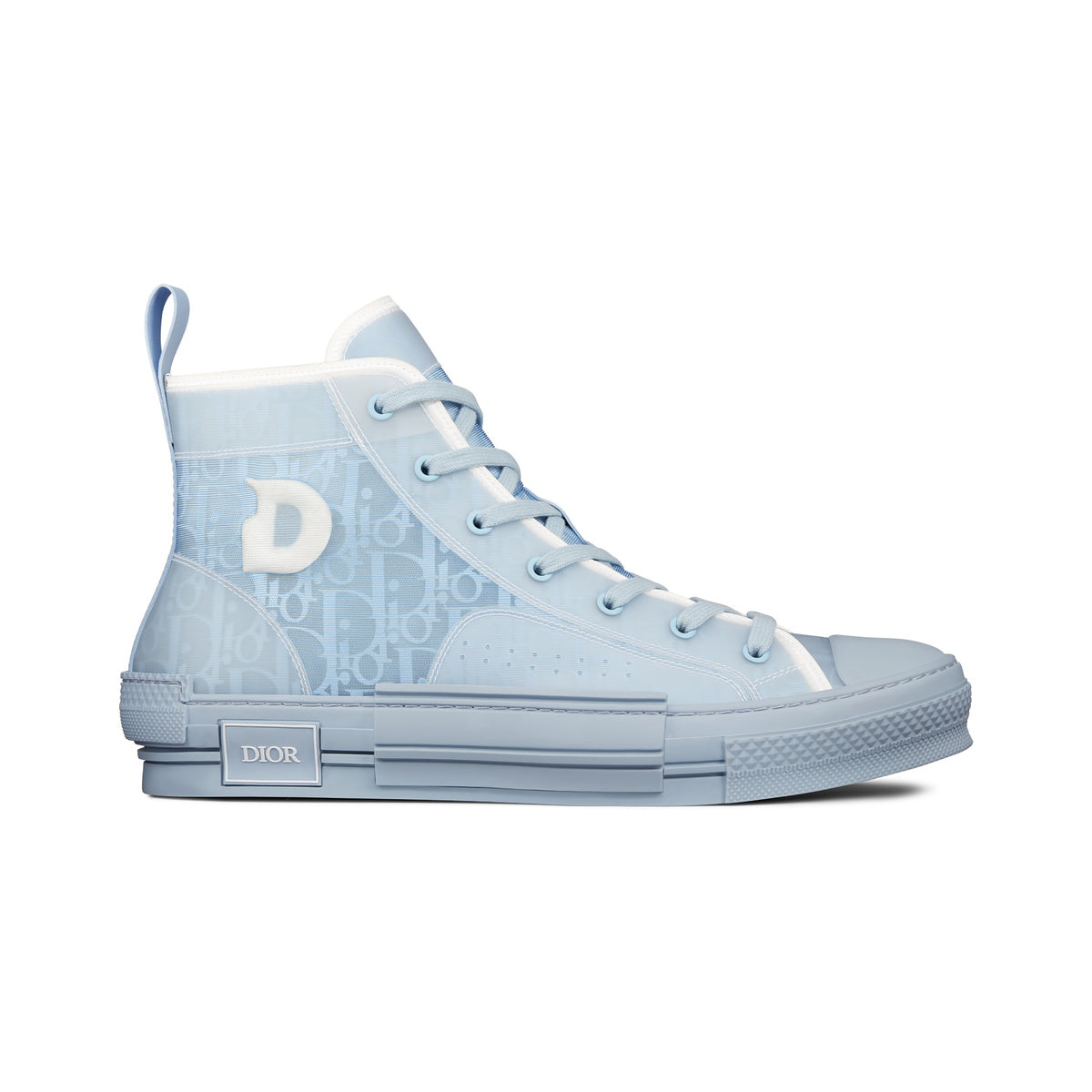 Dior x Daniel Arsham B23 High-Top Sneaker – Light Blue / White – product view