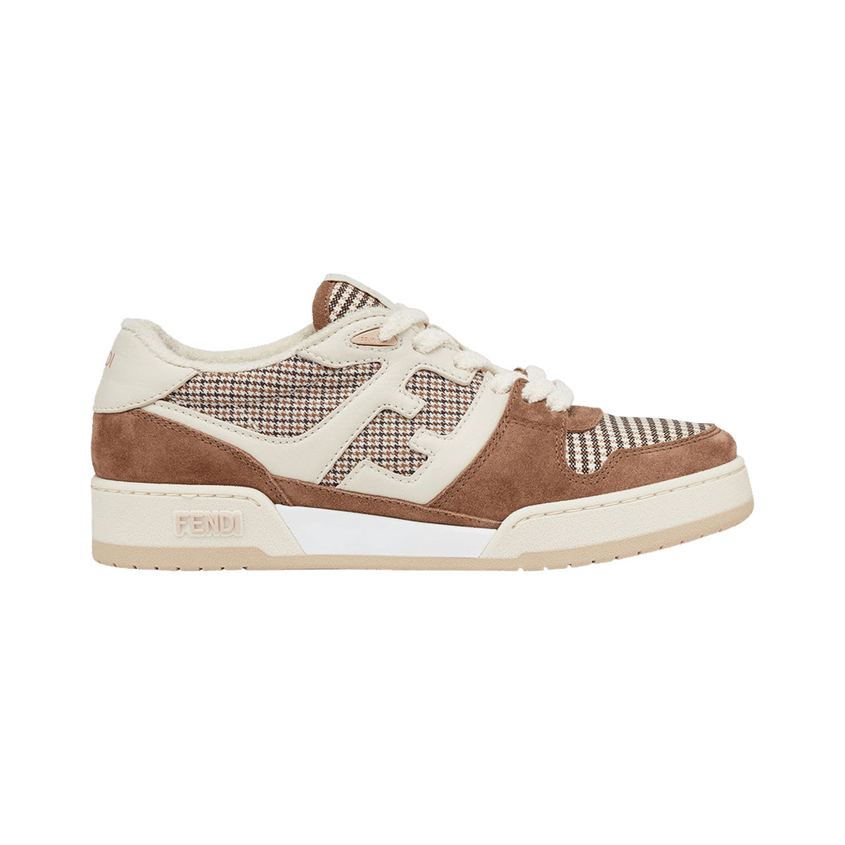 Fendi Match Sneaker – Brown / Houndstooth – product view