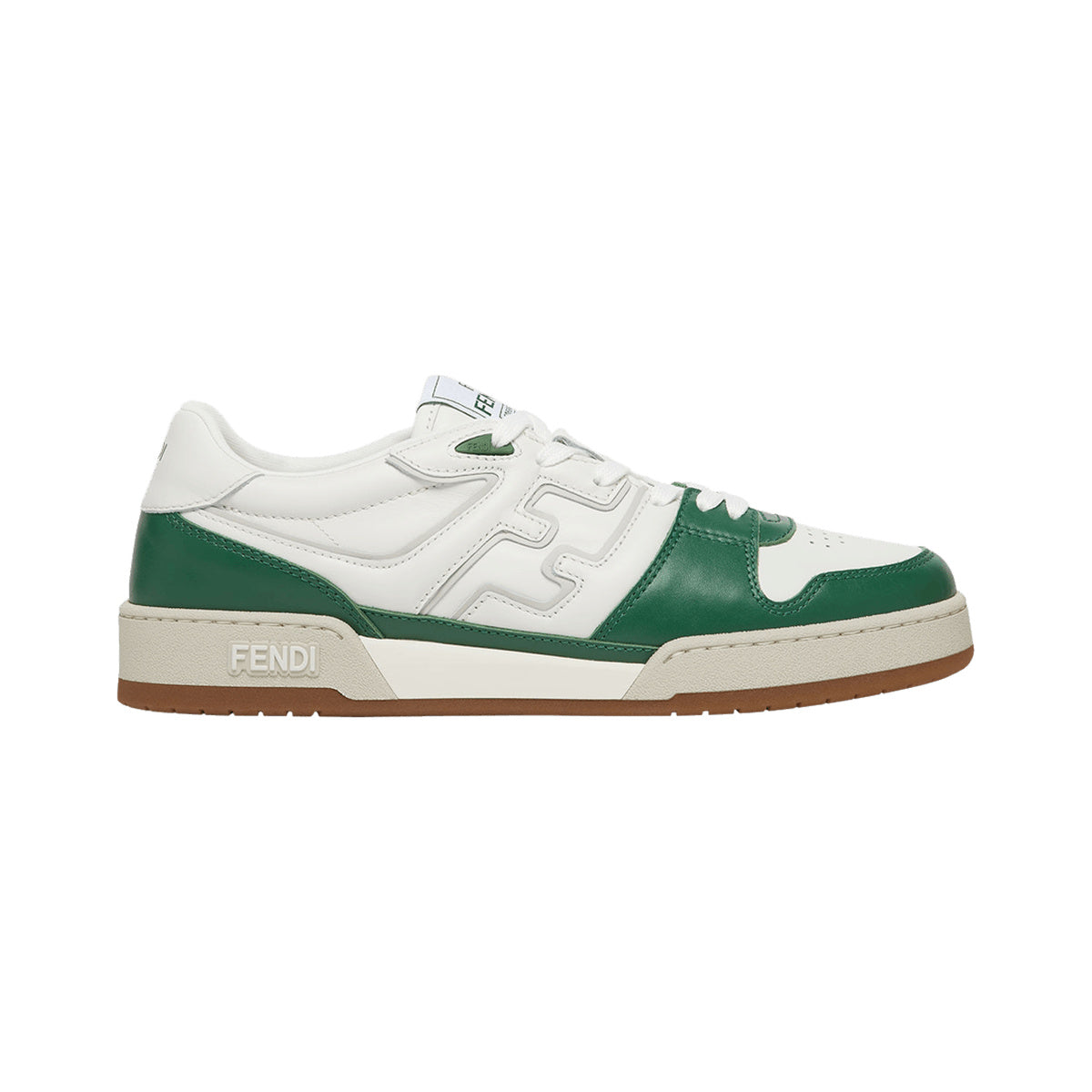 Fendi Match Sneaker – White / Green – product view