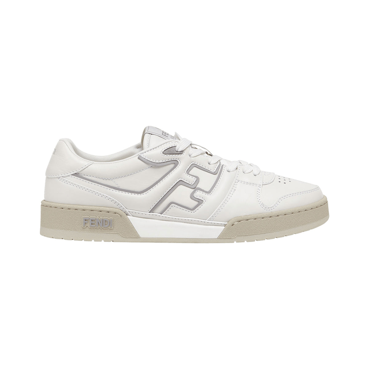 Fendi Match Sneaker – White / Light Grey – product view