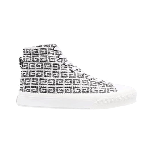 Givenchy City High-Top 4G Jacquard – Black / White – product view