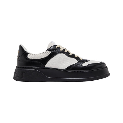 Gucci GG Embossed Sneaker – Black / White – product view