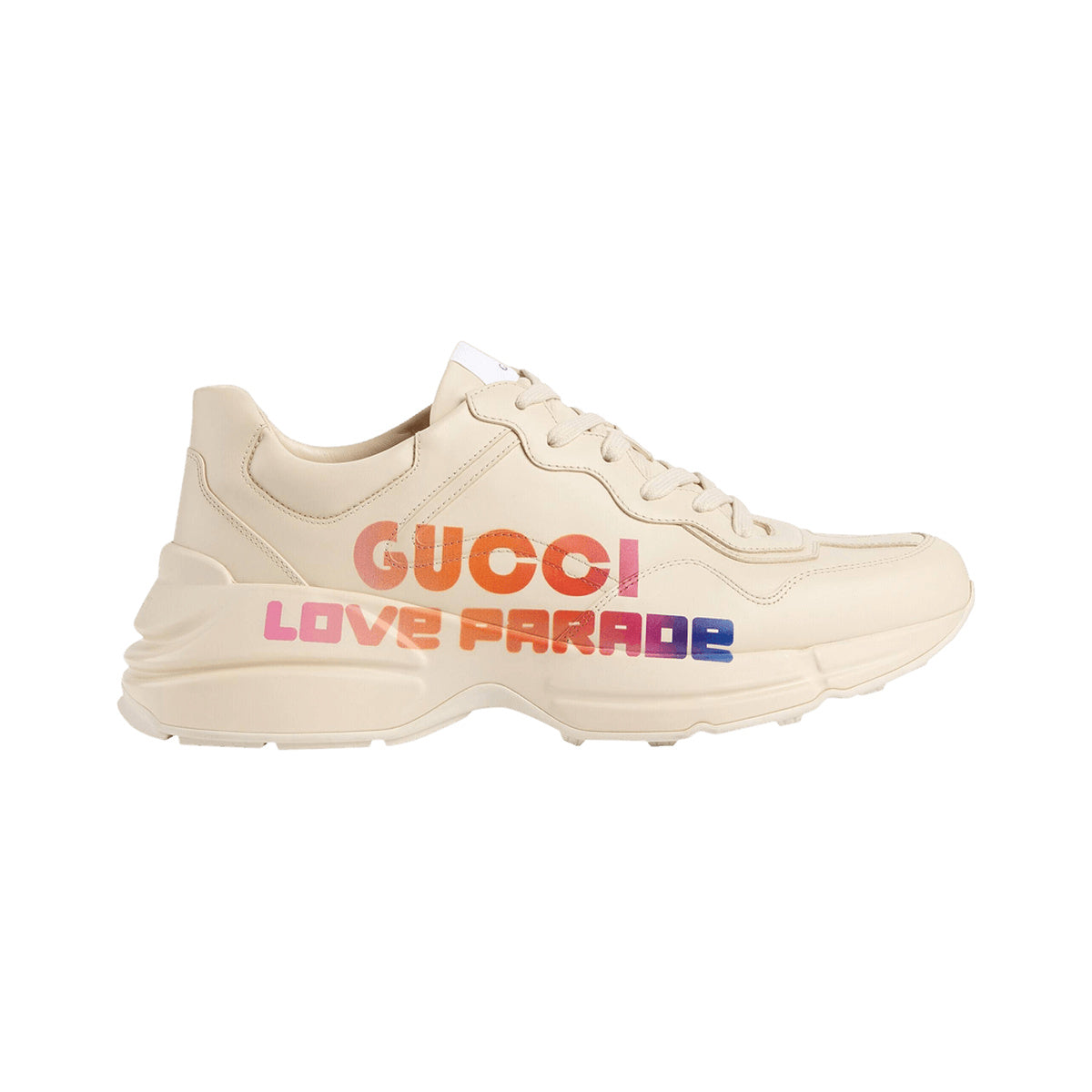 Gucci Pablo Delcielo x Rhyton Love Parade Sneaker – Ivory / Multicolour – product view