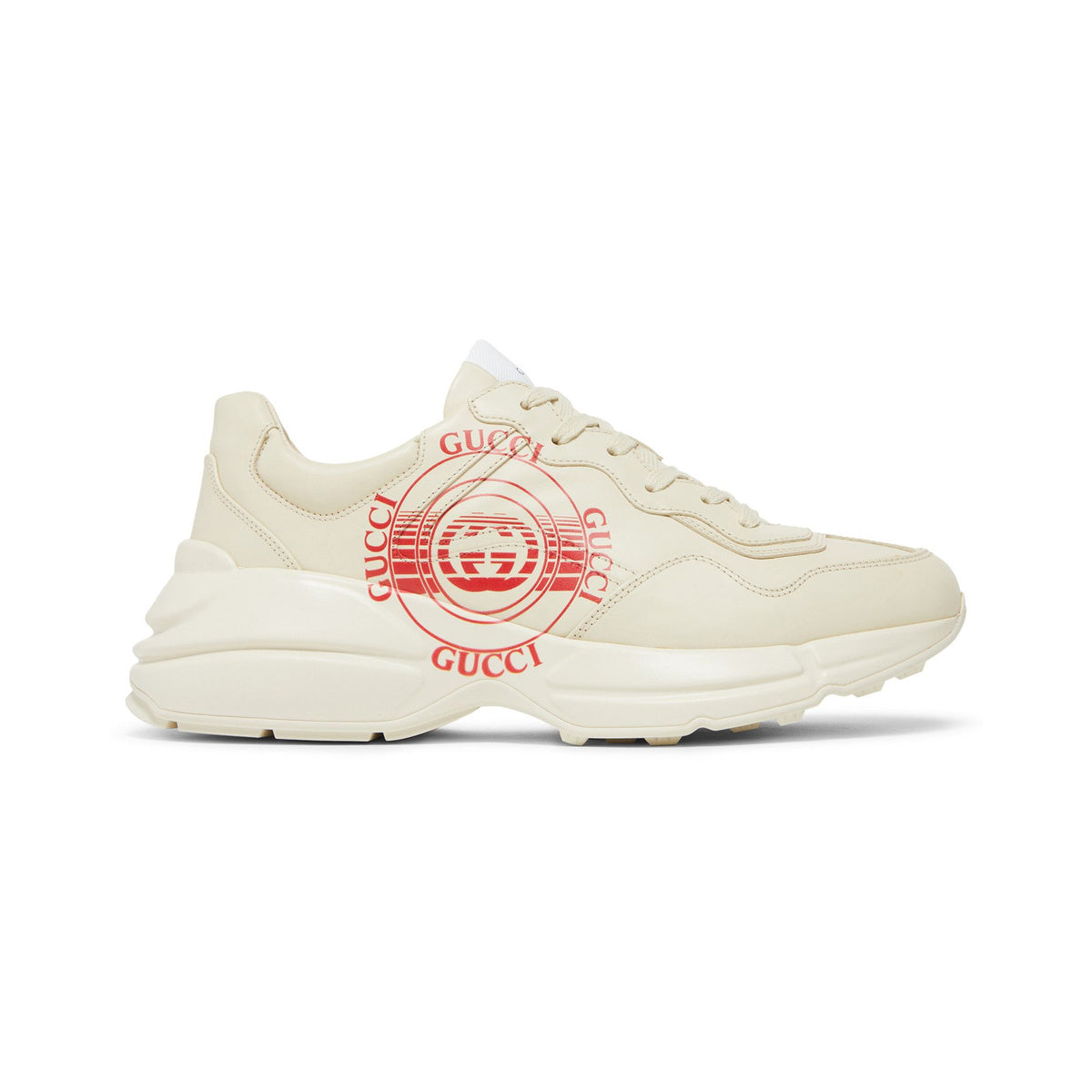 Gucci Rhyton Disk Print Sneaker – Ivory / Red – additional product view 1