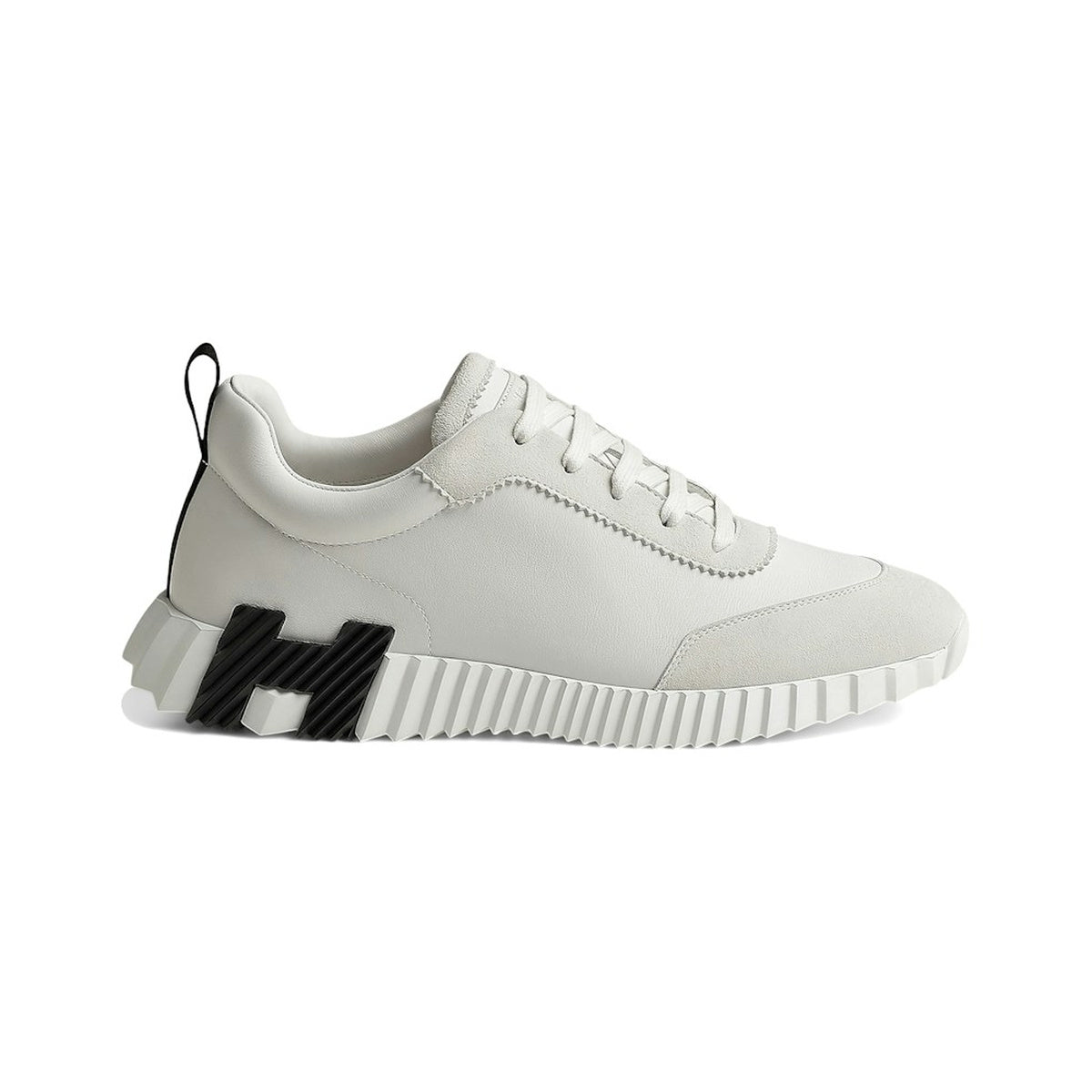 Hermès Bouncing Sneakers – White / Black – product view