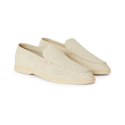 Loro Piana Summer Walk Suede Loafers – Nougat – alternate view