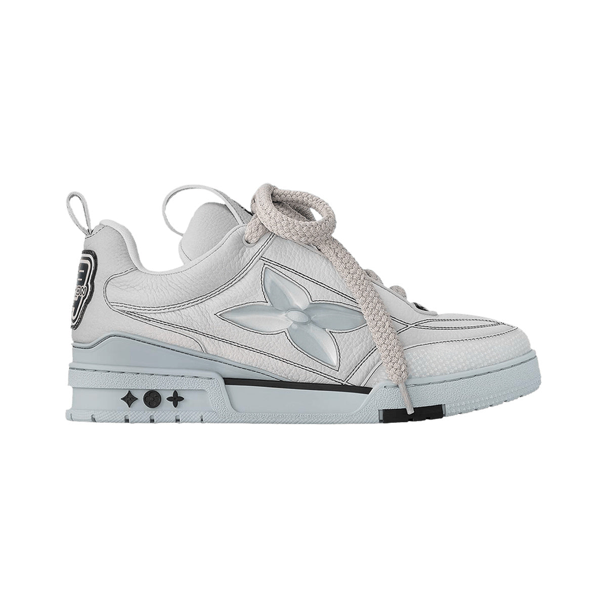 Louis Vuitton LV Skate Leather Sneaker – Grey / White / Black – product view