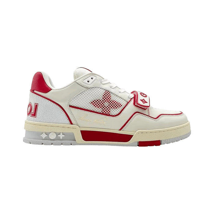 Louis Vuitton LV Trainer Mesh Sneaker – White / Red – product view