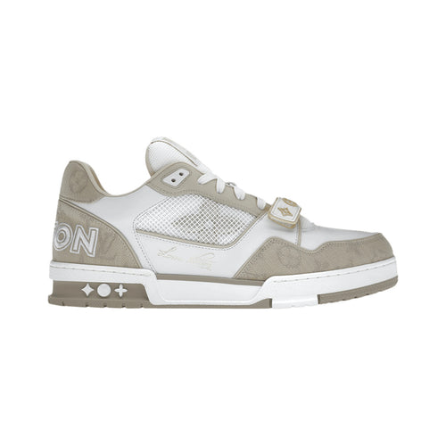 Louis Vuitton LV Trainer Monogram Denim Sneaker – Beige – product view