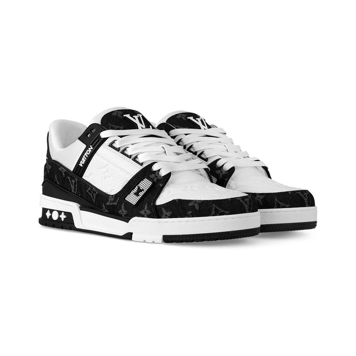 Louis Vuitton LV Trainer Monogram Denim Sneaker – Black – product view