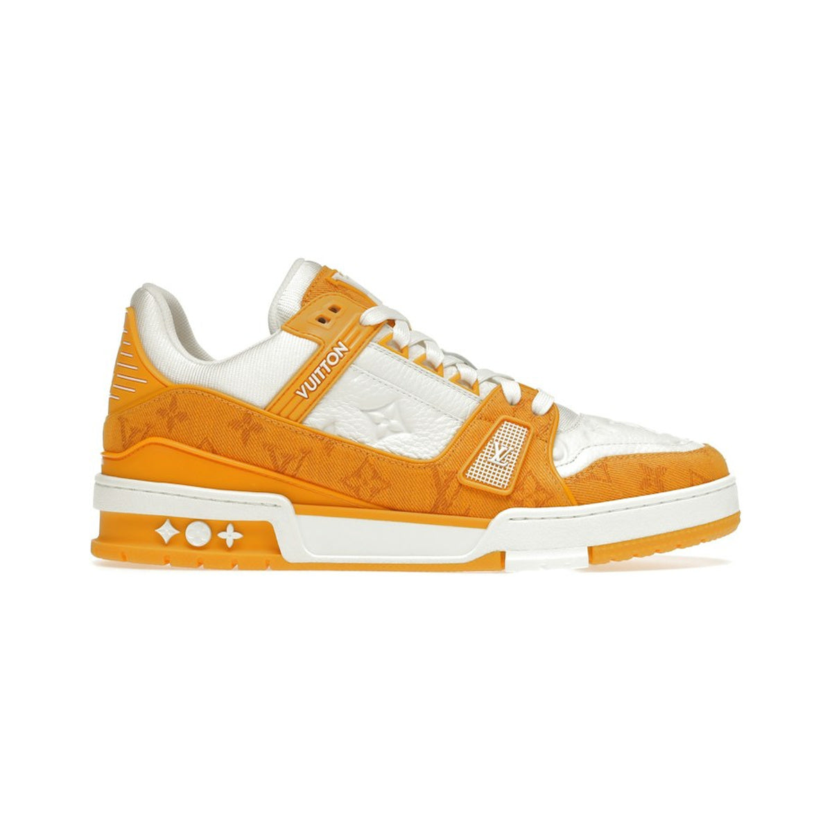 Louis Vuitton LV Trainer Monogram Denim Sneaker – Yellow / White – product view