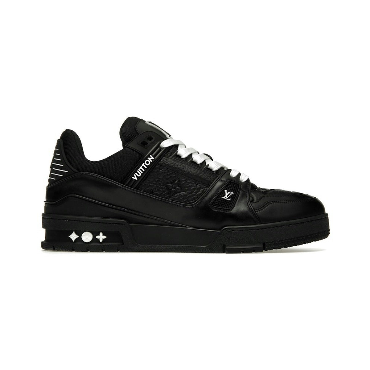 Louis Vuitton LV Trainer Monogram Leather Sneaker – Black / White – product view