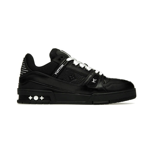 Louis Vuitton LV Trainer Monogram Leather Sneaker – Black / White – product view