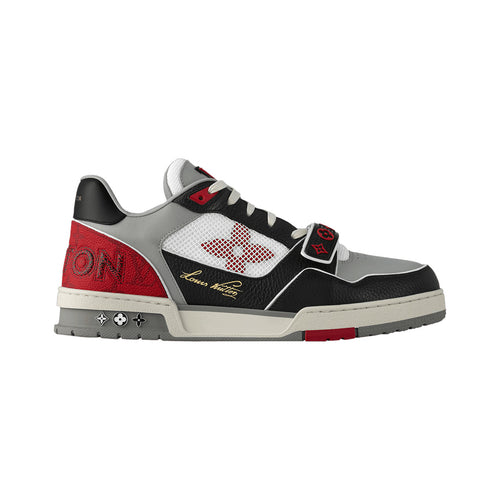 Louis Vuitton LV Trainer Sneaker – Black / Grey / Red – product view