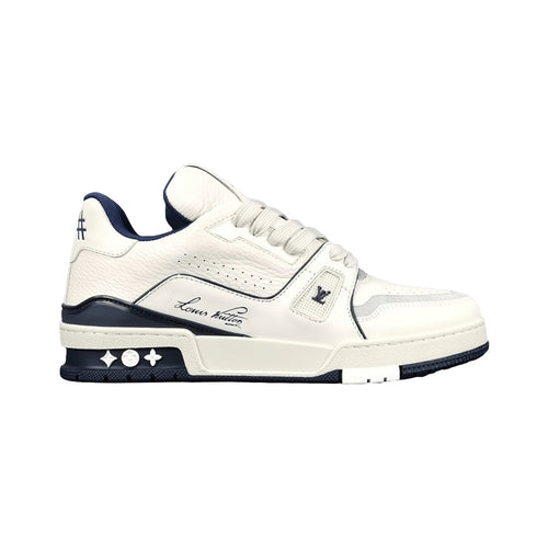 Louis Vuitton LV Trainer Sneaker – White / Marine – product view