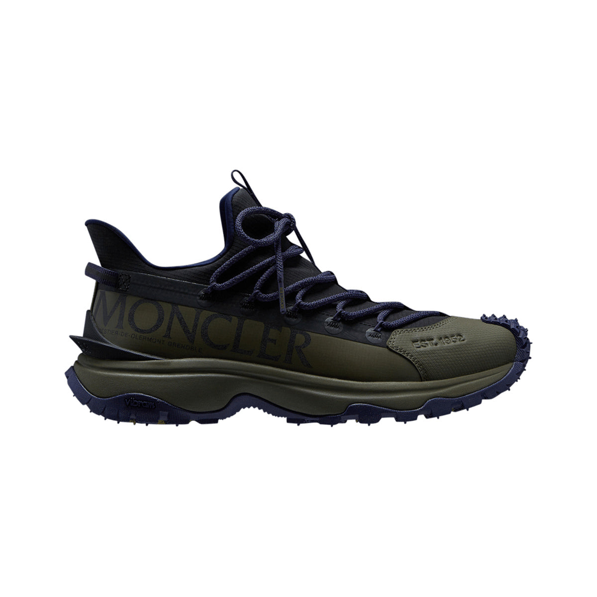 Moncler Trailgrip Lite 2 Sneaker – Blue / Olive Green – product view