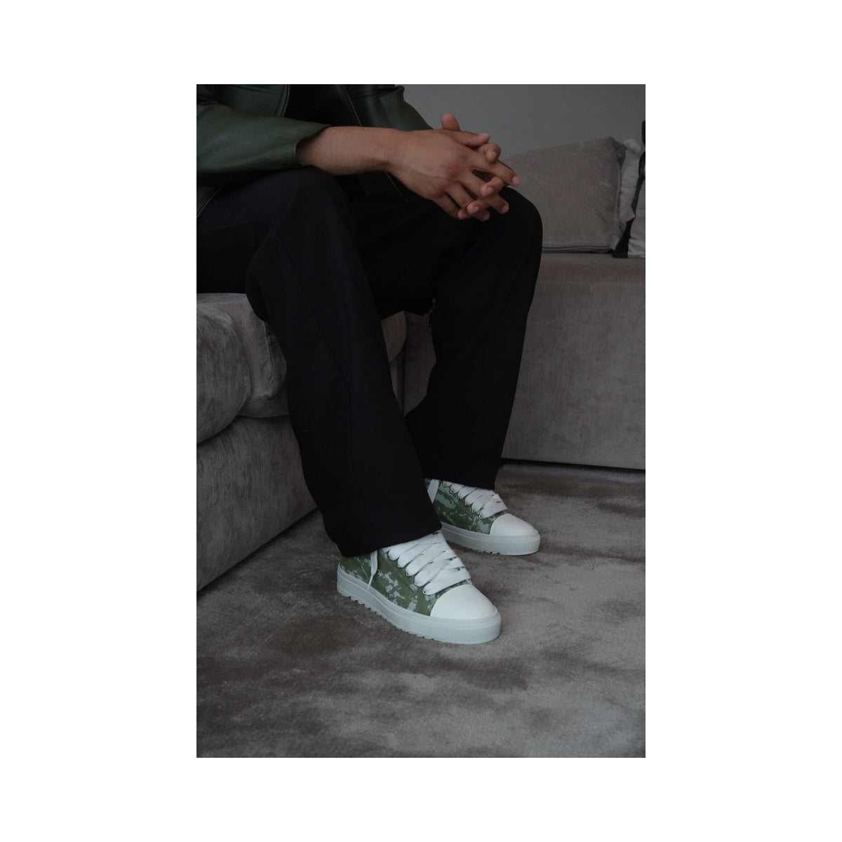 NUMERIS Atelier Sneaker – Olive – additional product view 1