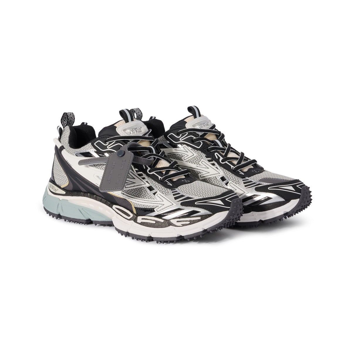 Off-White Be Right Back Sneakers – Light Grey / Black – alternate view