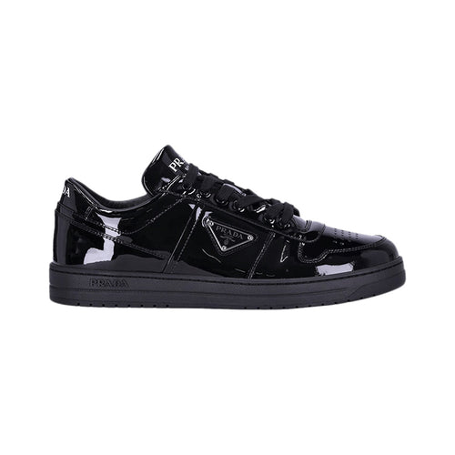 Prada Downtown Patent Leather Sneakers – Black – product view