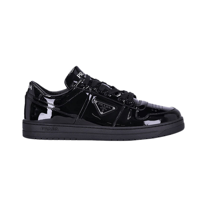 Prada Downtown Patent Leather Sneakers – Black – product view